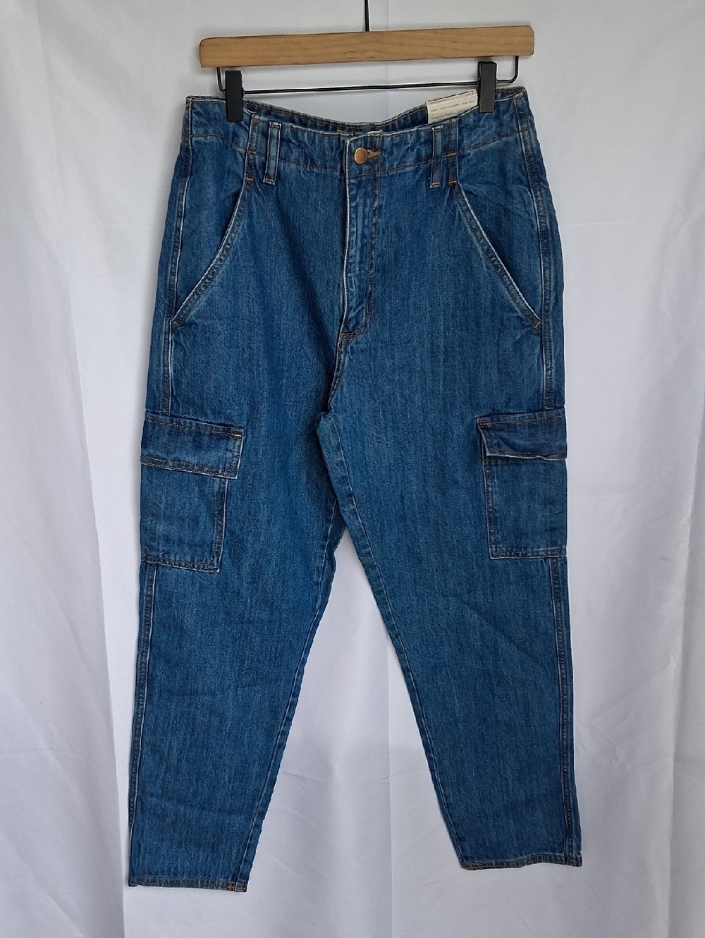 Universal Thread Boyfriend Tapered Leg Blue Denim 8R
